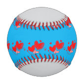 Liebe und Herz romantisches Design Baseball (Vorderseite)