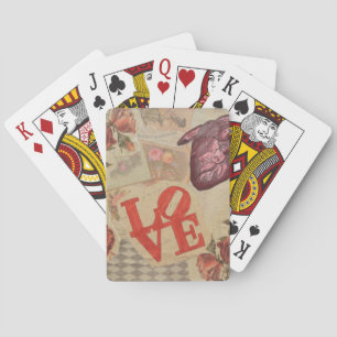 Liebe und Herz Spielkarten