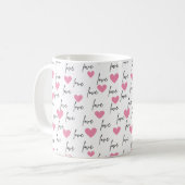 Liebe und Herz Tasse (Vorderseite Links)