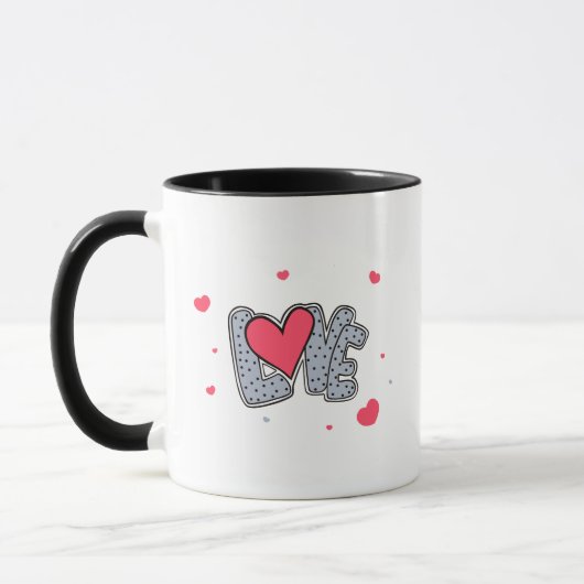 Liebe und Herz Tasse (Links)