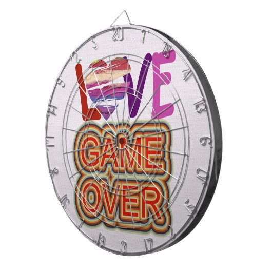 Liebe und Herzspiel Dartscheibe (Vorderseite rechts)