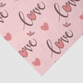 Liebe- und Herzzettel Seidenpapier (Ausschnitt)