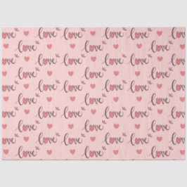 Liebe- und Herzzettel Seidenpapier