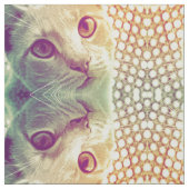 Liebe und Hingabe - Cat Portrait Pattern Stoff (Muster)