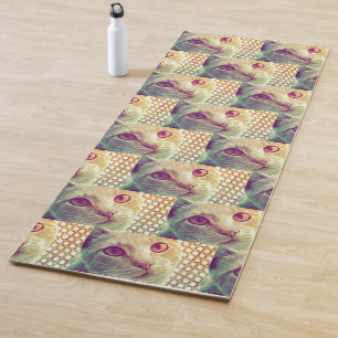 Liebe und Hingabe - Niedliches Katzengesicht Yogamatte