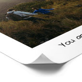 Liebe und Hochzeit inspirierendes Paar individuell Poster (Ecke)