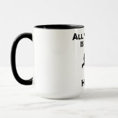 Liebe und Hockey Tasse (Links)