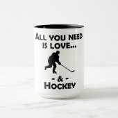 Liebe und Hockey Tasse (Zentrum)
