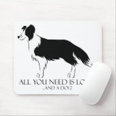 Liebe und Hund Mousepad (Mit Mouse)