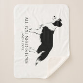 Liebe und Hund Sherpadecke (Vorderseite)