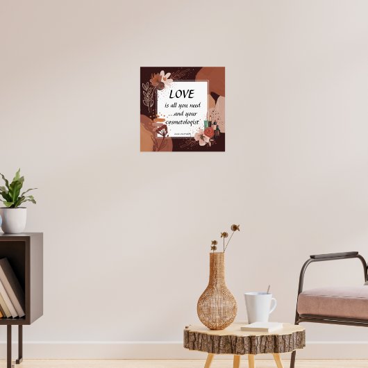 Liebe und Ihr Kosmetiker Boho-Stil Poster (Wohnzimmer 3)