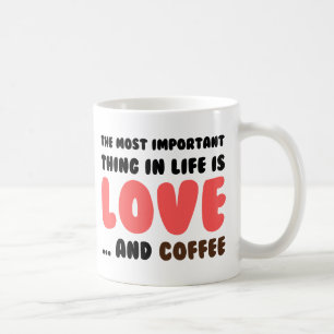 Liebe und Kaffee Kaffeetasse