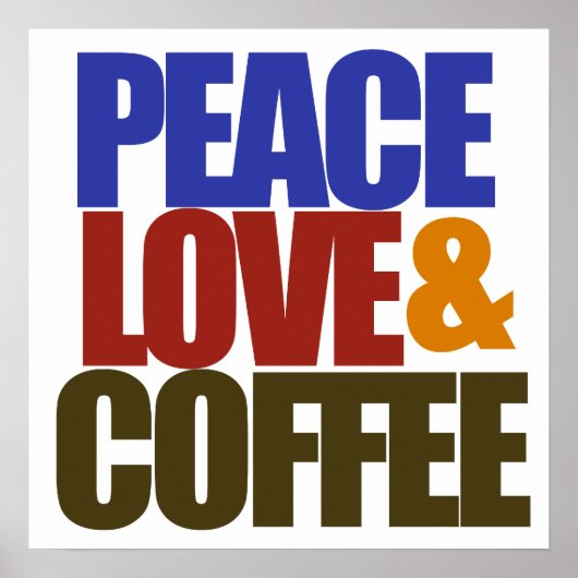 Liebe und Kaffee Poster (Vorne)