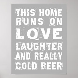 Liebe und Kaltbier Poster