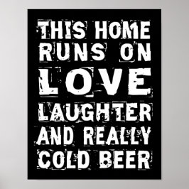 Liebe und Kaltbier Poster