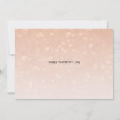 Liebe und Kisses Niedliches Foto Valentine Karte (Rückseite)