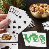 LIEBE und Kleeblätter Spielkarten (In Situ)