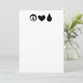 Liebe und Kolostrum Einladung (Stehend Vorderseite)