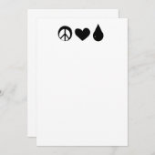 Liebe und Kolostrum Einladung (Vorne/Hinten)