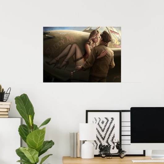 Liebe und Krieg Poster (Heimbüro)