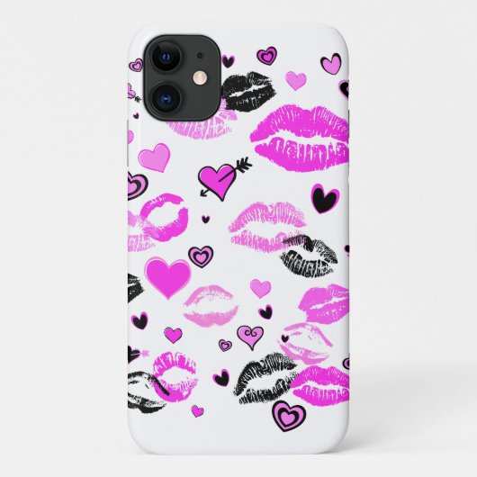 Liebe und Küsse Case-Mate iPhone Hülle (Rückseite)
