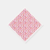 Liebe und Küsse Serviette (Ecke)