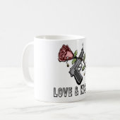 Liebe und Küsse, von Afghanistan Kaffeetasse (Vorderseite Links)