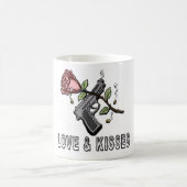 Liebe und Küsse, von Afghanistan Kaffeetasse (Mittel)