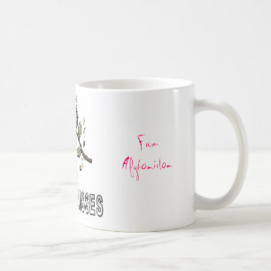 Liebe und Küsse, von Afghanistan Kaffeetasse