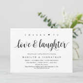 Liebe und Lachen, Party der Probe der Mäuse Einladung (Stehend Vorderseite)