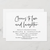 Liebe und Lachen, Probe Abendessen Einladung (Vorne/Hinten)