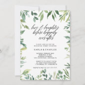 Liebe und Lachen vor glücklichem Erwachen Einladung (Vorderseite)