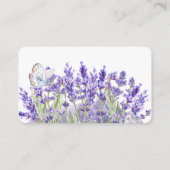 Liebe und Lavendel | Meldung "Speicherlane" Begleitkarte (Rückseite)