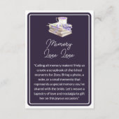 Liebe und Lavendel | Speicherleitung Begleitkarte (Vorderseite)