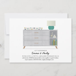 Liebe und Layette Baby Dusche Einladungen