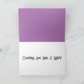 Liebe und leicht geklappte Grußkarte Karte (Innenseite)