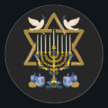 Liebe und leicht Hanukkah Juden Menorah jüdische C Runder Aufkleber<br><div class="desc">Hanukkah ist ein jüdisches Festival,  das an die Umwidmung des zweiten Tempels erinnert. Es ist auch bekannt als das Festival der Lichter,  Chanukah.</div>