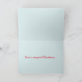 Liebe und Licht Feiertagskarte (Innenseite)