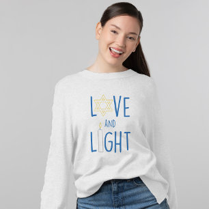 Liebe und Licht Hannukah Sweatshirt