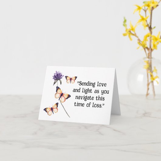 Liebe und Licht Karte (Gelbe Blume)