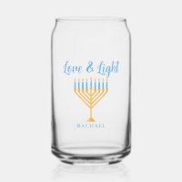 Liebe- und Licht-Personalisiertes-Hanukkah-Menora-