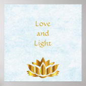 "Liebe und Licht" Poster (Vorne)