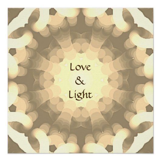 Liebe und Licht Poster (Vorderseite)
