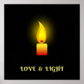 "Liebe und Licht" Poster (Vorne)