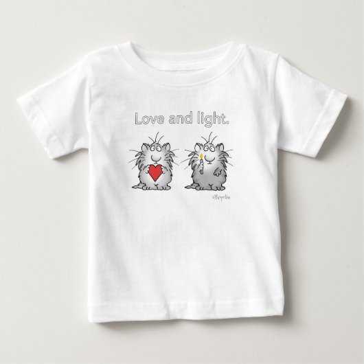 LIEBE UND LICHT von Sandra Boynton Baby T-shirt (Vorderseite)