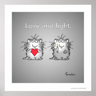 Liebe und Licht von Sandra Boynton Poster