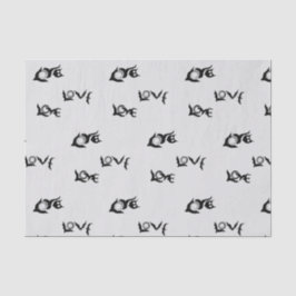 Liebe- und Liebe-Tauben Seidenpapier