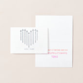 Liebe und Light Chanukah Card Folienkarte (Anzeige)