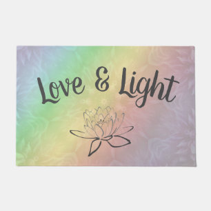 Liebe und Lighta Fußmatte