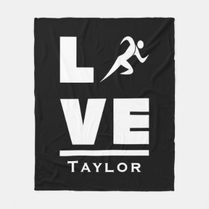 Liebe- und Live-Leichtathletik-Track- und Field-Sp Fleecedecke